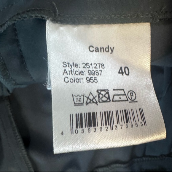 Raffaello Rossi Candy Jogger Style Charcoal Gray Pants Womens Sz. 40 (US 10) - Picture 8 of 9